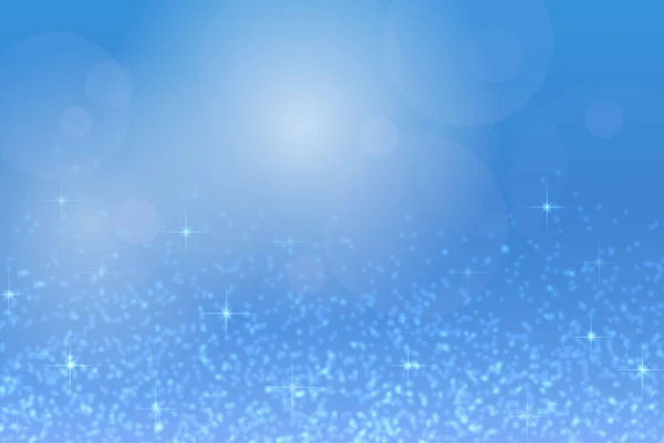 Bokeh Cielo Azul Claro Fondo Elegante Con Partículas Brillo — Vector de stock