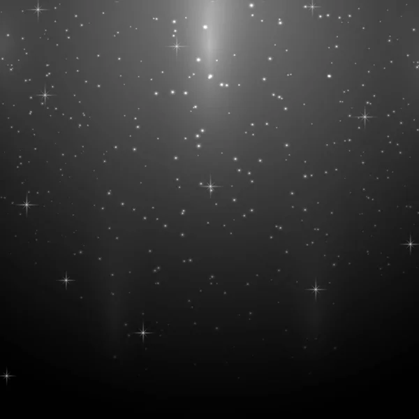 Φόντο Νυχτερινού Ουρανού Αστέρια — Διανυσματικό Αρχείο