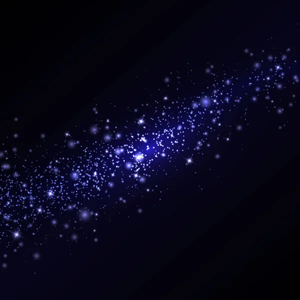 Διαστημικός Γαλαξίας Φόντο Γκλίτερ Αστέρια — Διανυσματικό Αρχείο