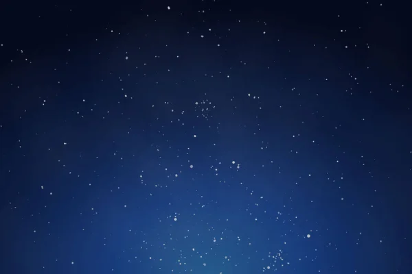 Cielo Noche Fondo Azul Oscuro Con Estrellas Brillantes — Vector de stock
