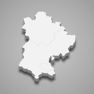 Bedfordshire 3d haritası İngiltere 'nin törensel bir ilçesidir.