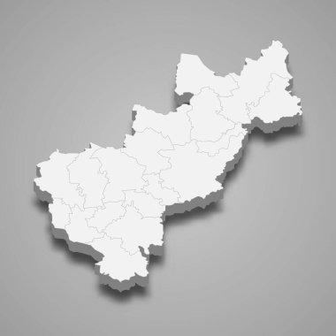 Queretaro 3d haritası Meksika 'nın bir eyaletidir.