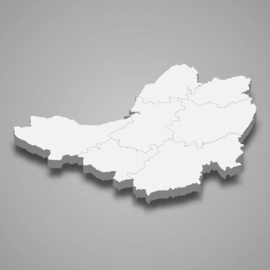 Somerset 'in 3d haritası İngiltere' nin törensel bir ilçesidir.