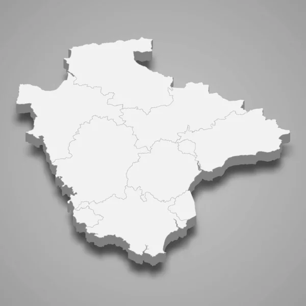 Carte Devon Est Comté Cérémonial Angleterre Illustration Vectorielle — Image vectorielle