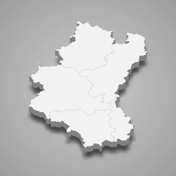 Mappa Del Lussemburgo Una Provincia Del Belgio Illustrazione Vettoriale — Vettoriale Stock