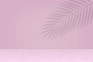 Podyum, Kozmetik ürün sunum vektör arkaplanlı 3d minimal sahne