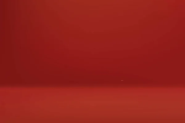Camera Vuota Colore Rosso Studio Con Sfondo Ombra — Vettoriale Stock