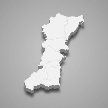 Chumphon, Tayland 'da bir şehirdir. Vektör illüstrasyonu