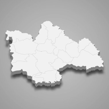 3D Kalasin, Tayland 'da bir şehirdir. Vektör illüstrasyonu