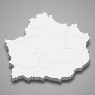 Kamphaeng Phet, Tayland 'da bir şehirdir. Vektör illüstrasyonu