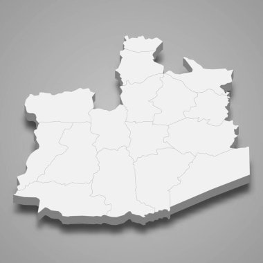 Phra Nakhon Si Ayutthaya, Tayland 'da bir şehirdir. Vektör illüstrasyonu