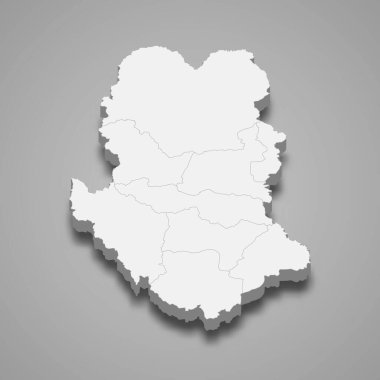 Sukhothai, Tayland 'da bir şehirdir. Vektör illüstrasyonu