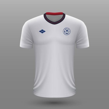 Gerçekçi futbol gömleği 2020, İngiltere futbol takımı için ev yapımı forma şablonu.