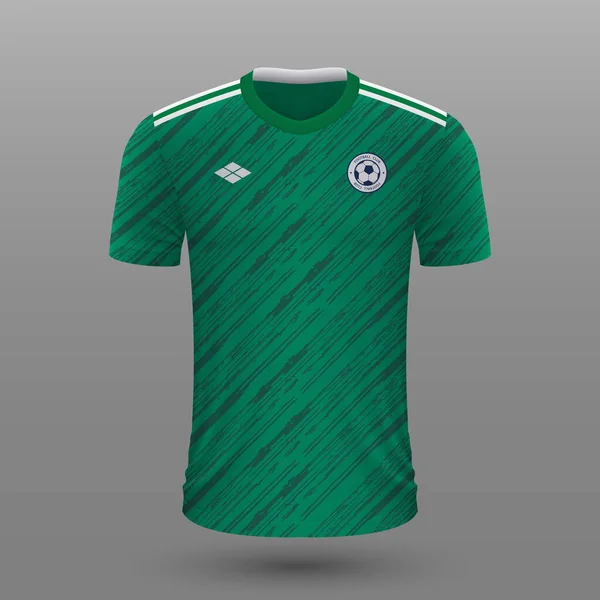 Camisa Futebol Realista 2020 Modelo Camisa Irlanda Norte Para Kit —  Vetores de Stock