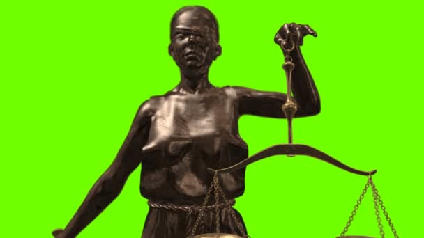 The Statue of Justice - lady justice or Iustitia the Roman goddess of Justice