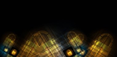 Teknoloji güvenlik kavramı. Modern güvenlik dijital arka plan. Koruma sistemi