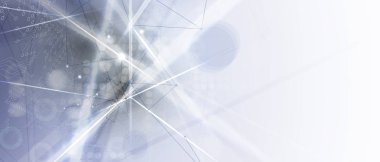 Neural ağ kavramı. Hücreleri bağlantıları ile bağlı. Yüksek teknoloji işlemi. Fütüristik arka plan