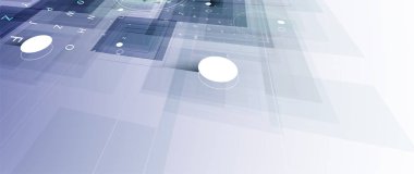 Soyut yapay zeka. Teknoloji web arka plan. Sanal kavramı