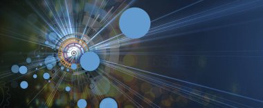 Yapay zeka kavramsal teknoloji Illustration. Fütüristik arka plan