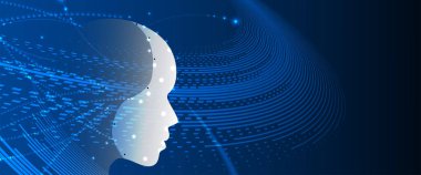 Yapay zeka teknolojisi kavramsal çizimi