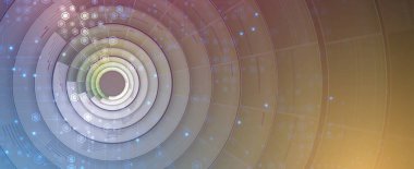 Soyut teknik arka plan. Fütüristik teknoloji arabirimi