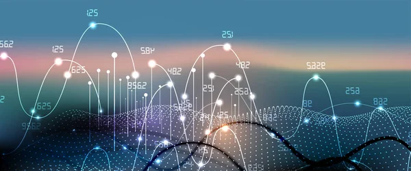 soyut fütüristik soluk bilgisayar teknolojisi iş geçmişi