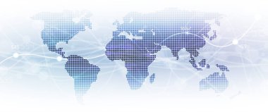 Soyut teknik arka plan. Fütüristik teknoloji arabirimi