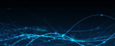 Soyut teknik arka plan. Fütüristik teknoloji arabirimi