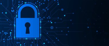 iş backgr için internet dijital güvenlik teknolojisi kavramı