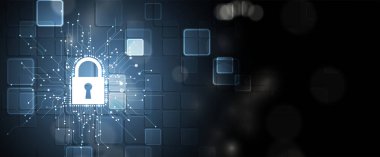 iş backgr için internet dijital güvenlik teknolojisi kavramı