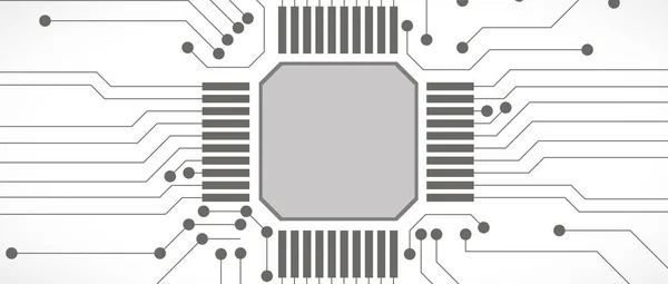 Estrutura abstrata circuito computador tecnologia negócio backgro — Vetor de Stock