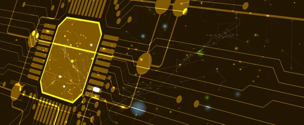 Estructura abstracta circuito tecnología informática negocio backgro — Archivo Imágenes Vectoriales