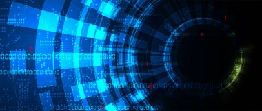İş geçmişi için internet dijital siber güvenlik teknolojisi kavramı. Yaban domuzunu kilitle.