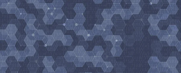 Fond Hexagonal Abstrait Technologie Conception Politique Minimalisme Numérique Futuriste Vecteur — Image vectorielle