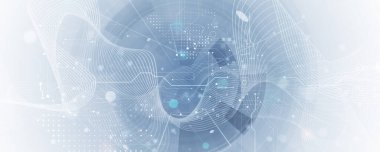 Teknoloji verileri bir ağ bağlantısı görsel iş geçmişi