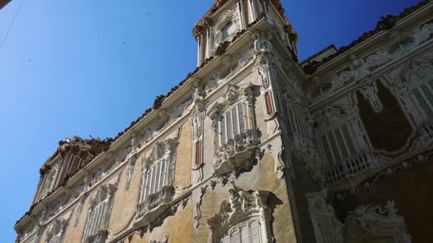 Valencia Espanha Circa 2018 Vista Sobre Museu Nacional Cerâmica Artes — Vídeo de Stock