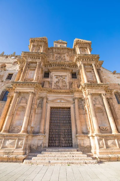 Fachada Iglesia Santa María Asunción Monumento Histórico Barroco Del Año —  Fotos de Stock