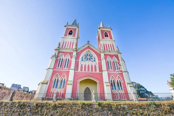 Vorderseite Der Kirche Des Heiligen Peter Vincula Neogotisches Denkmal Von — Stockfoto