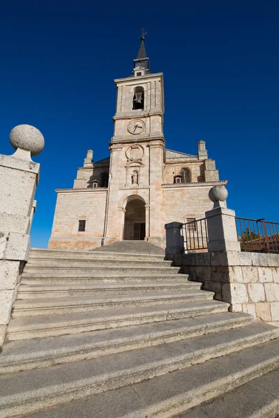 地标楼梯到圣佩德罗大学 或圣彼得 Herrerian 风格纪念碑从1617年 在莱尔马村 布尔戈斯 卡斯蒂利亚 西班牙 — 图库照片