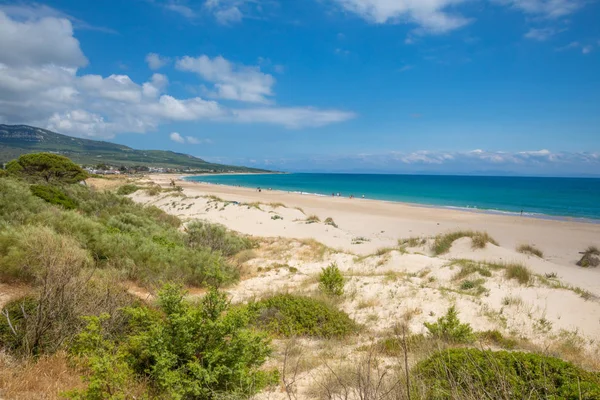 Prachtige Landschap Van Wild Natuurlijke Strand Bolonia Tarifa Cadiz Andalusië — Stockfoto