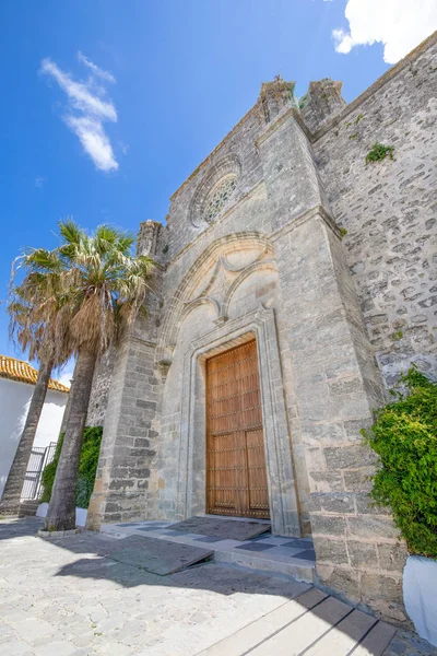 Porta Fachada Igreja Divino Salvador Século Xvi Monumento Público Típica — Fotografia de Stock