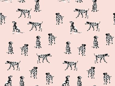 Yavru köpek sevgisi kusursuz desen yerleştirme.