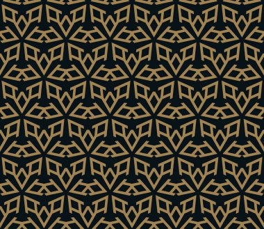 Soyut sorunsuz süsleme satırları desen vektör çizim