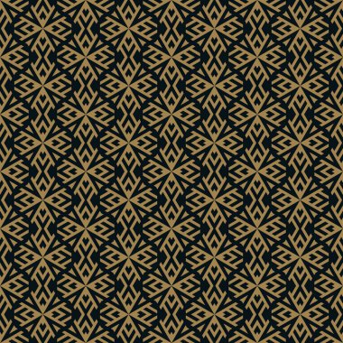 Vektör kusursuz desen. Modern stil dokusu. Çizgili elementlerden geometrik fayanslar tekrarlanıyor