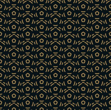 Vektör kusursuz desen. Modern stil dokusu. Çizgili elementlerden geometrik fayanslar tekrarlanıyor