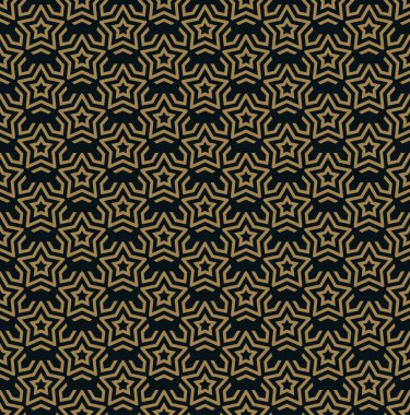 Vektör kusursuz desen. Modern stil dokusu. Çizgili elementlerden geometrik fayanslar tekrarlanıyor