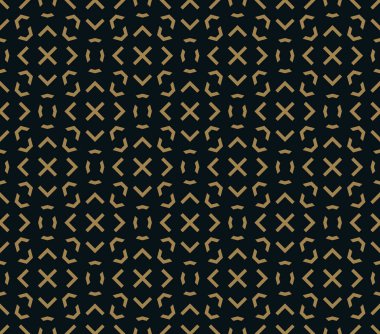 Soyut sorunsuz süsleme desen vektör çizim woth altın rengi