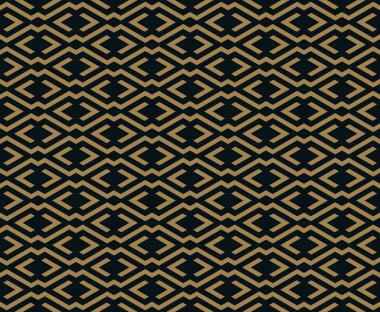 Vektör kusursuz desen. Modern stil dokusu. Çizgili elementlerden geometrik fayanslar tekrarlanıyor