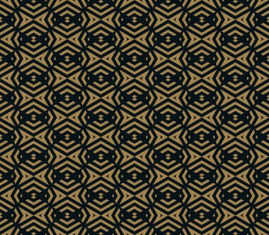 Soyut sorunsuz süsleme desen vektör çizim woth altın rengi