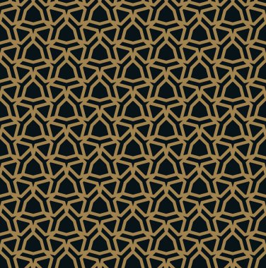 Vektör kusursuz desen. Modern stil dokusu. Çizgili elementlerden geometrik fayanslar tekrarlanıyor